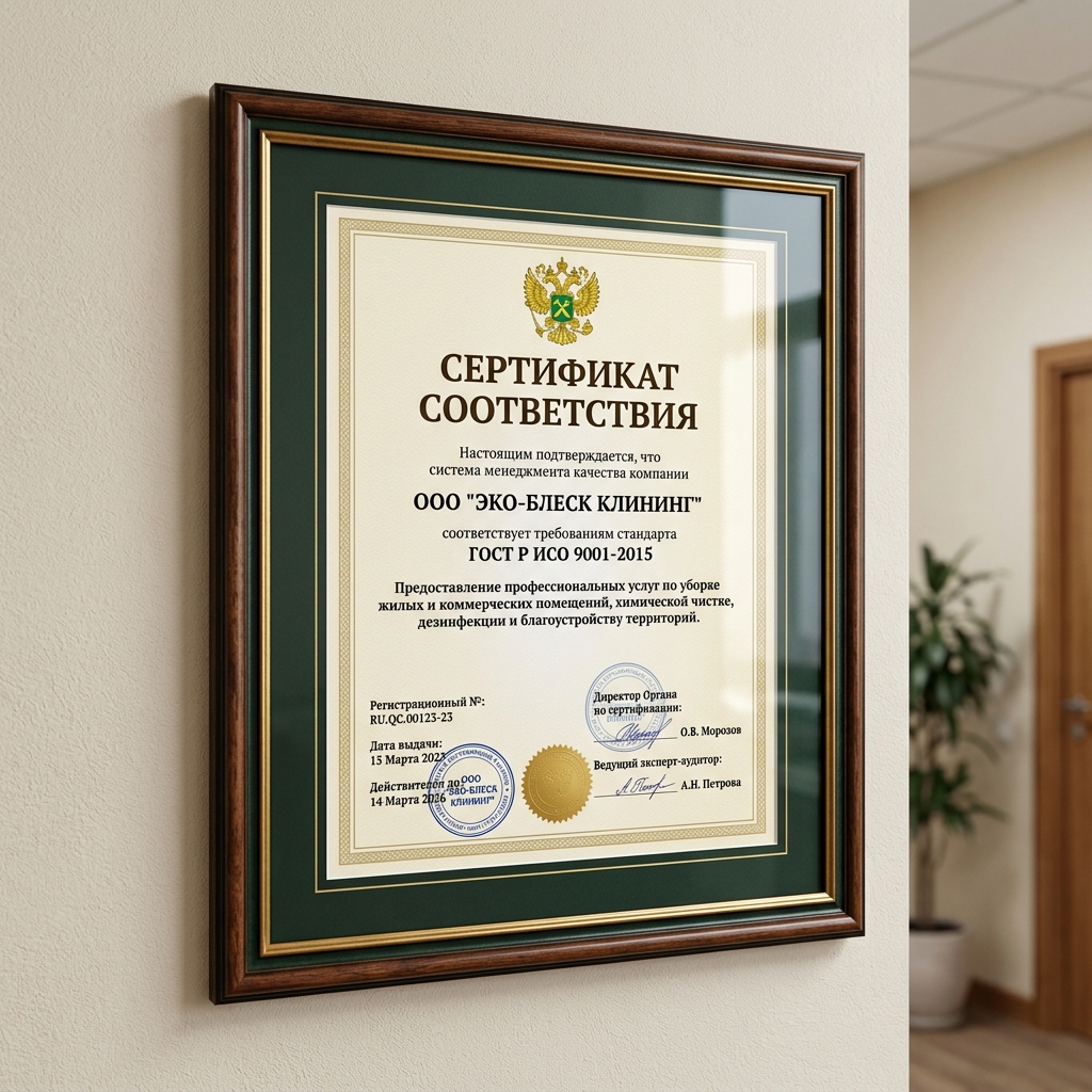 Сертификат качества ГОСТ РБ